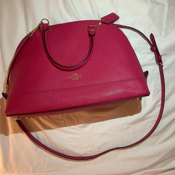 Coach Bags Pink Coach Purse Number C78f57524 Poshmark